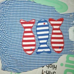 4th July Bailey Boys onesie